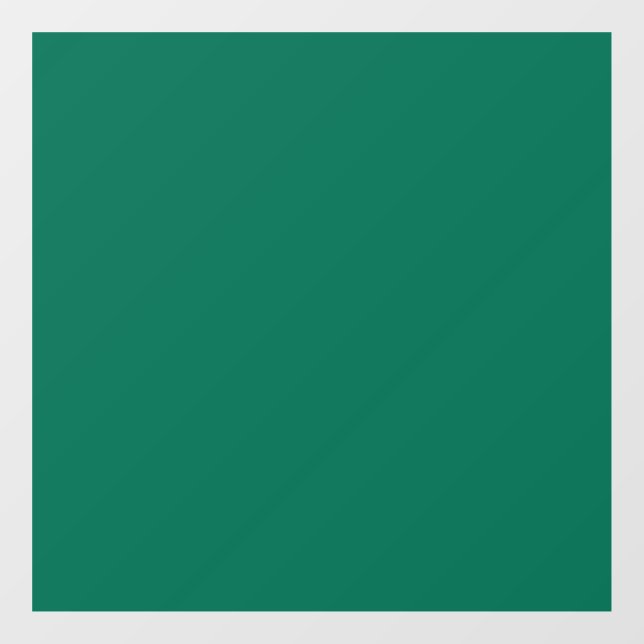 Flaschengrün (Vollfarbe) Fensteraufkleber (Blatt)