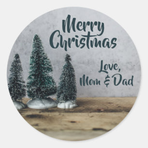 Flaschengummi-Treiblume Runder Aufkleber