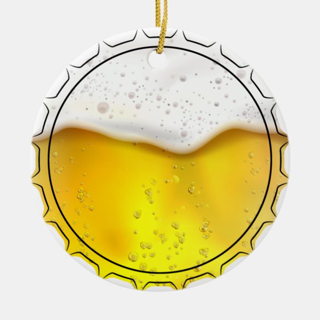 Flaschenkasten Keramik Ornament (Vorne)