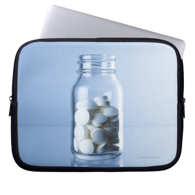 Flaschenmedikament Laptopschutzhülle (Vorderseite)