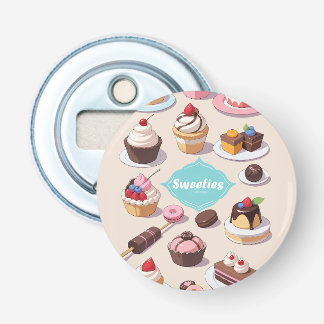 Flaschenöffner auf dem Sweet Button