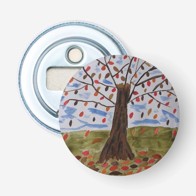 Flaschenöffner für den Herbstbaum (Vorderseite)