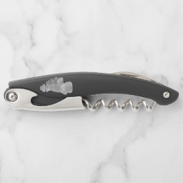 Flaschenöffner mit Korkenschraube Kellnermesser