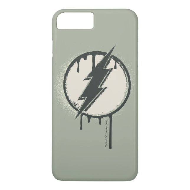 Flash Bolt Paint Grunge Case-Mate iPhone Hülle (Rückseite)