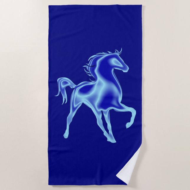 Flash Horse Beach Handtuch (Vorderseite)