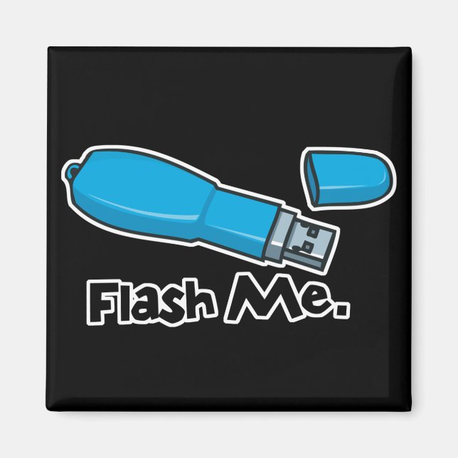 flash mich Flash-Laufwerk-Design Magnet (Vorne)