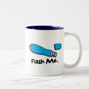 flash mich Flash-Laufwerk-Design Zweifarbige Tasse