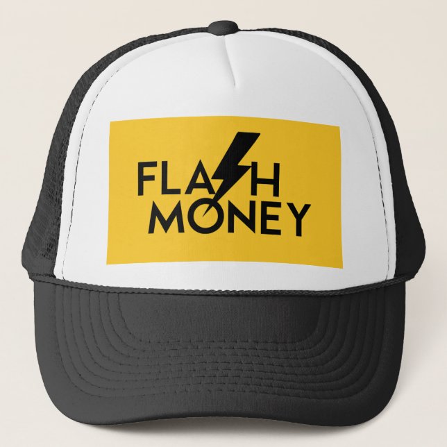 Flash Money Cap Truckerkappe (Vorderseite)