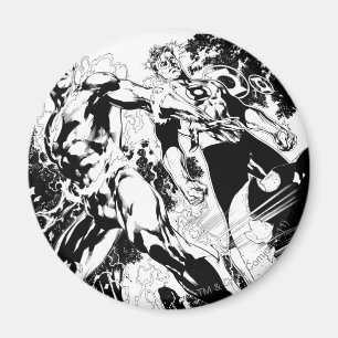 Flash- und Green Lantern-Panel 2 Magnet