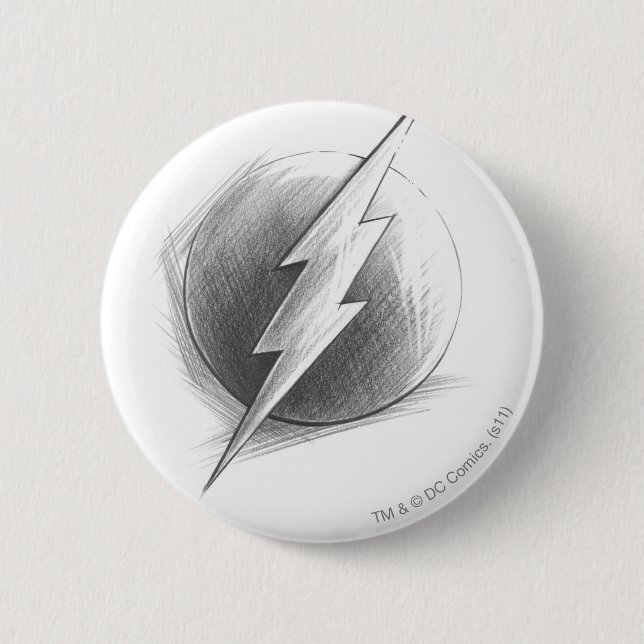 Flash-Zeichen Button (Vorderseite)