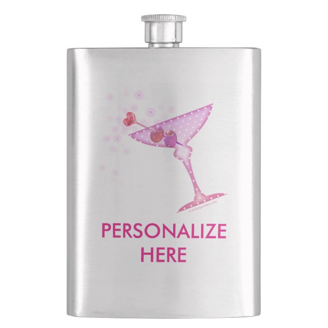 FLASK FÜR STAINLESS - PINK MARTINI FLACHMANN (Vorderseite)