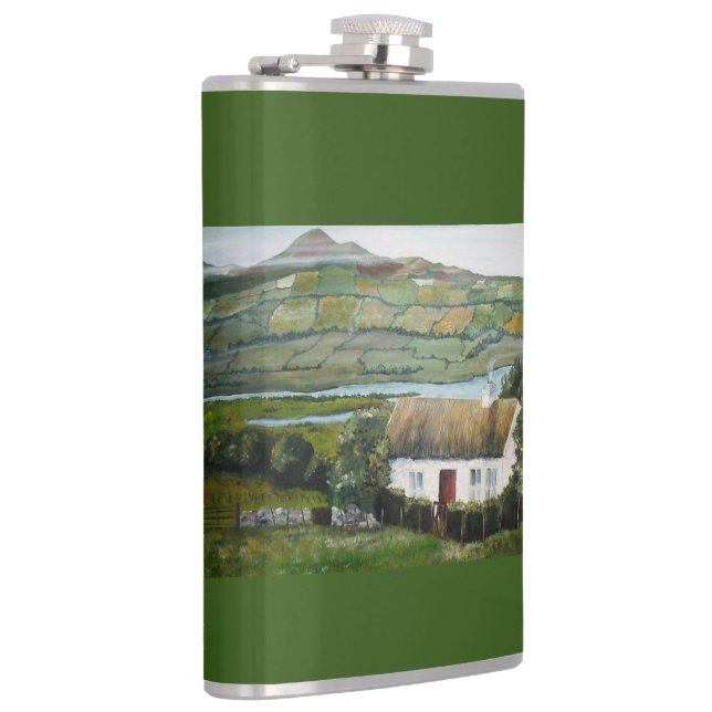 Flask Irish Ireland Celtic Flask Flachmann (Rechts)