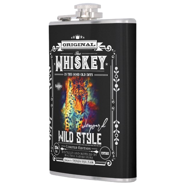 FLASK_Leopard Flachmann (Links)