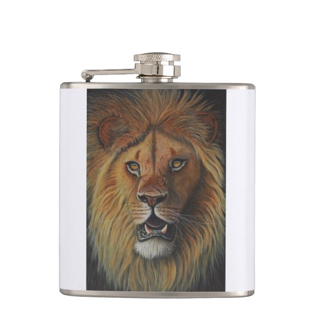Flask Lion Flachmann (Vorderseite)