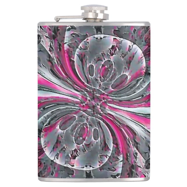 Flask mit gemischten Signalen Flachmann (Vorderseite)