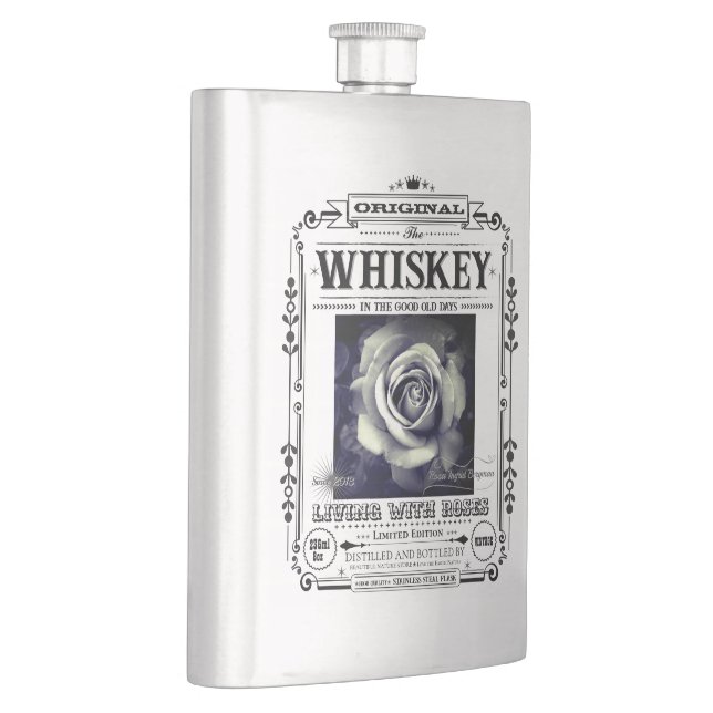 FLASK_Monochrome Rose Flachmann (Rechts)