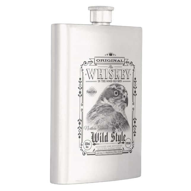 FLASK_Northern Goshawk Flachmann (Rechts)