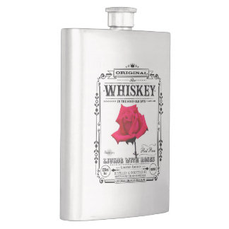 FLASK_Red Rose Flachmann