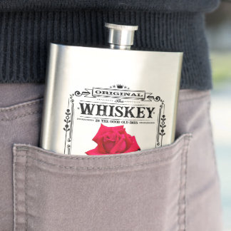 FLASK_Red Rose Flachmann
