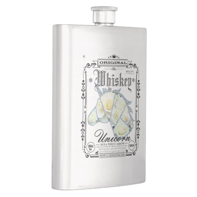 FLASK_Rosa White Arrow Flachmann (Rechts)