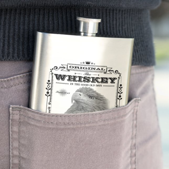 FLASK_White-tailed Eagle Flachmann (Beispiel)