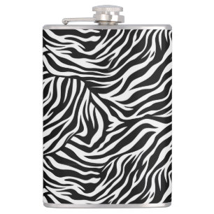 Flask Zebra Print Flachmann