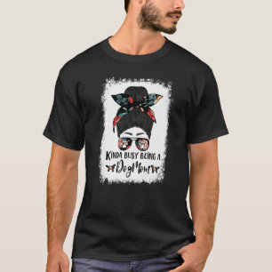 Flat beschichteter Retriever Kinda beschäftigt als T-Shirt