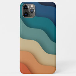 Flat Boho Abstrakte Landschaft Sonnenuntergang und Case-Mate iPhone Hülle