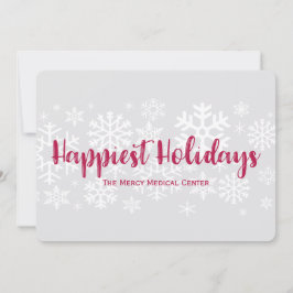 Flat Card für Geschäftsreisende Feiertagskarte