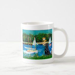 Flat Coated Retriever 1 - Segelboote Tasse