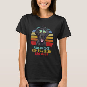 Flat Coated Retriever Pro Wahl Pro Feminismus Pro T-Shirt