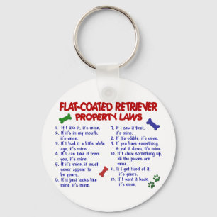 FLAT COATED RETRIEVER Property Laws 2 Schlüsselanhänger