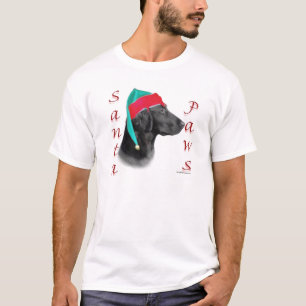 Flat Coated Retriever Santa Paws T-Shirt