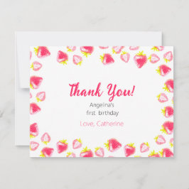 Flat danke Ihnen 1. Geburtstagskarte