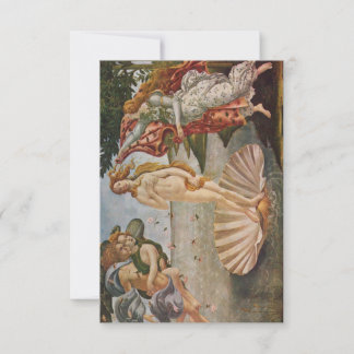 Flat Danke Karte Die Geburt von Venus Botticelli