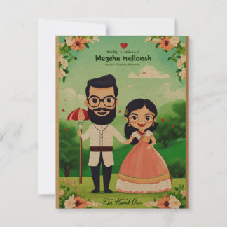 Flat danke You Card, post card