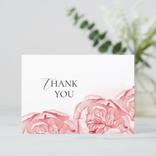 Flat Dankeschön Card Bridal Showe Dankeskarte