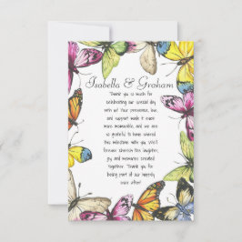 Flat Dankeschön-Karte Dankeskarte