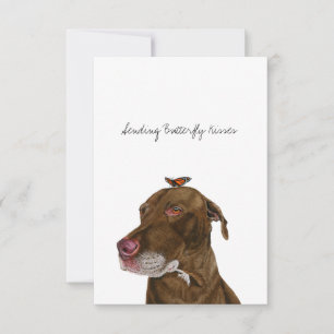 Flat Dankeschön-Karte Dankeskarte