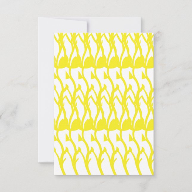 Flat Dankeschön-Karte Dankeskarte (Vorderseite)