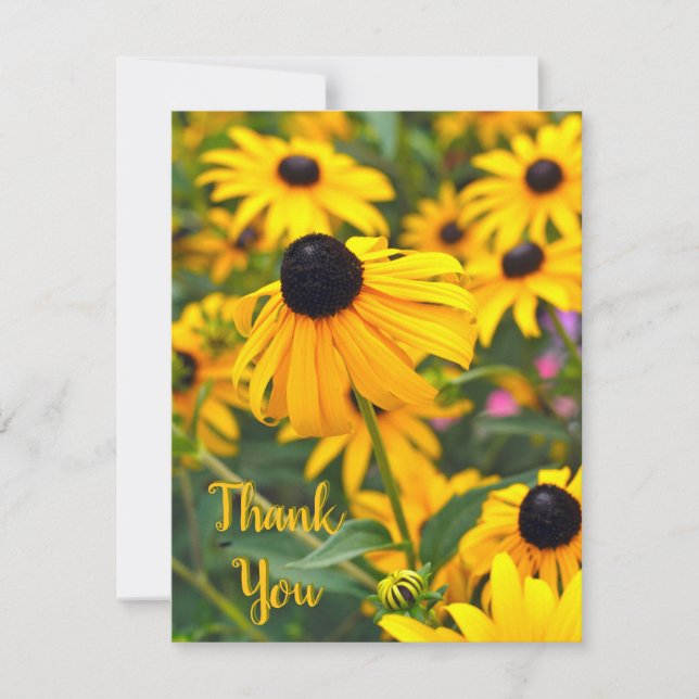 Flat Dankeschön-Karte Dankeskarte (Vorderseite)