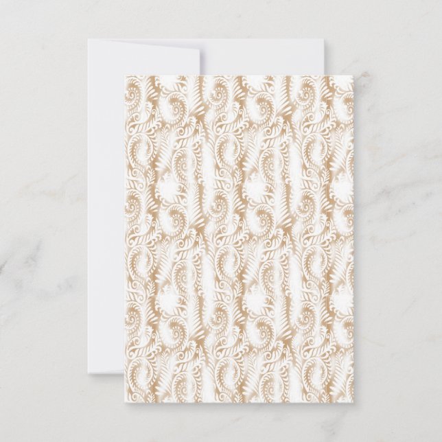 Flat Dankeschön-Karte Dankeskarte (Vorderseite)