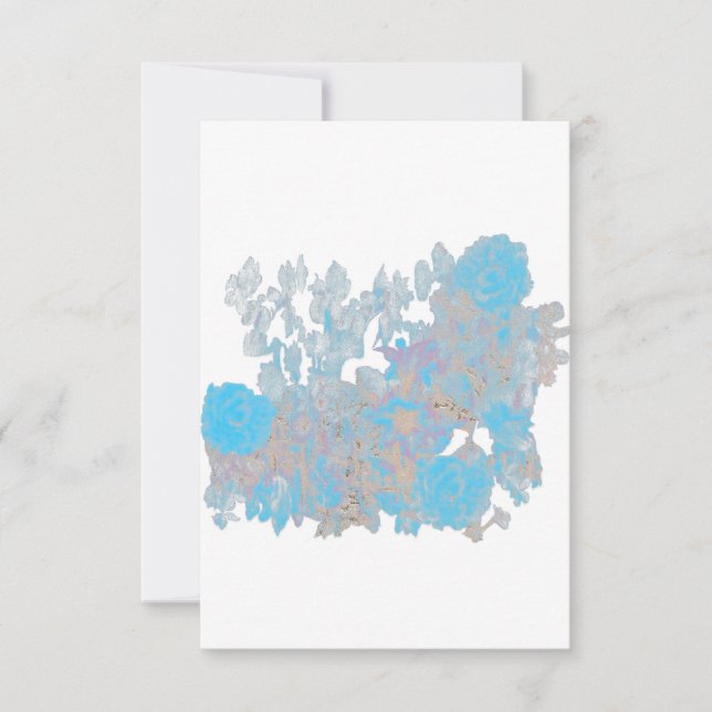 Flat Dankeschön-Karte Dankeskarte (Vorderseite)