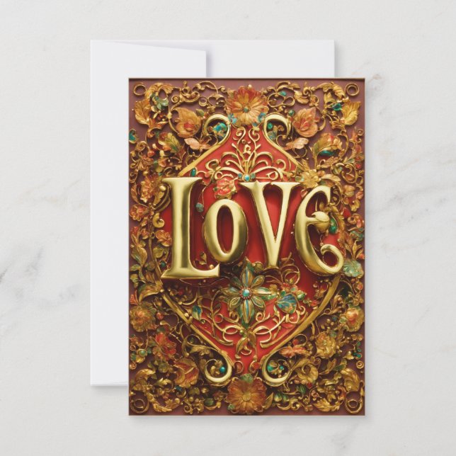 Flat Dankeschön-Karte Dankeskarte (Vorderseite)