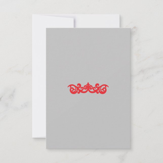 Flat Dankeschön-Karte Dankeskarte (Vorderseite)