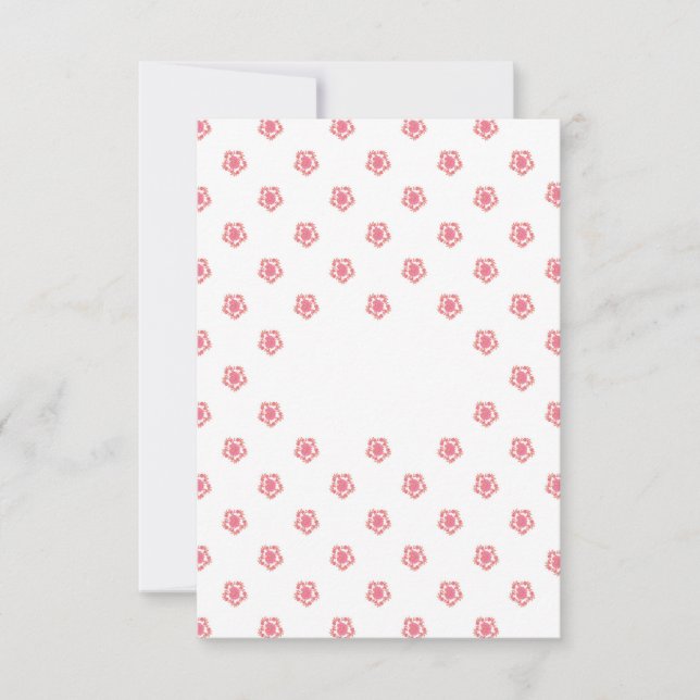 Flat Dankeschön-Karte Dankeskarte (Vorderseite)