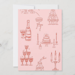 Flat Dankeschön-Karte Dankeskarte