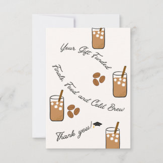 Flat Dankeschön-Karte Dankeskarte