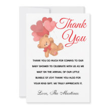 Flat Dankeschön-Karte