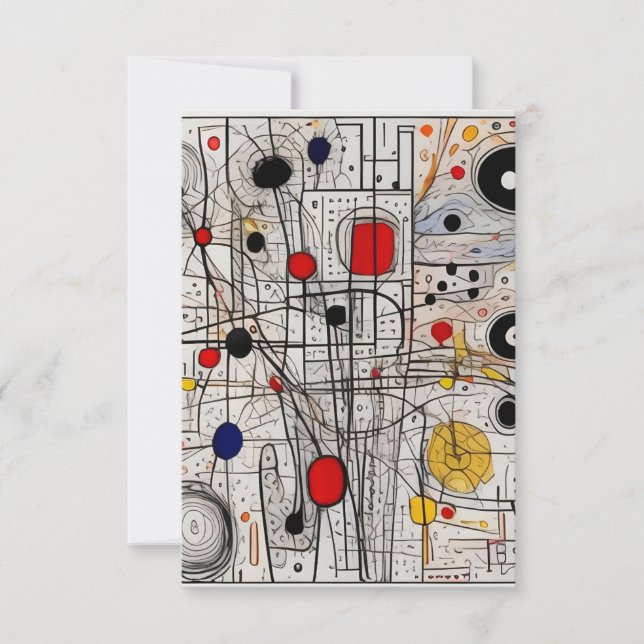 Flat Dankeschön-Karte Dankeskarte (Vorderseite)